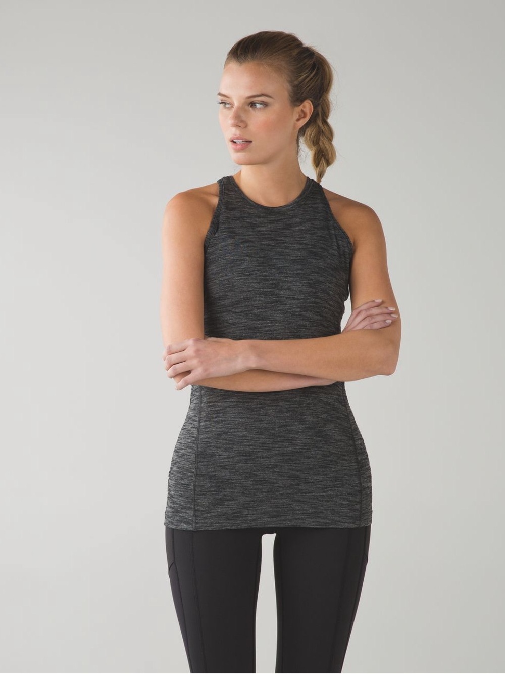 Lululemon &go Everywhere Tank
Heathered Black